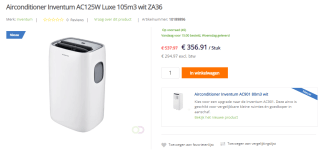 Inventum AC125W airco voor €356,91 bij Office-Deals