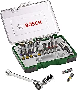 Set de puntas atornillar y carraca marca Bosch Professionnal 27 uds. por 14,90€
