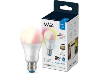 Bombilla inteligente Wiz A60 60W E27, Luz blanca y color, WiFi y Bluetooth por 6,99€