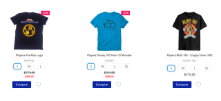 Playeras con hasta 82% de descuento en MixUp