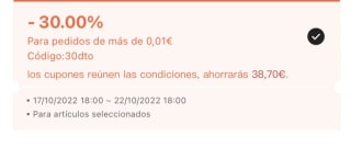 Codigo 30% de descuento SHEIN