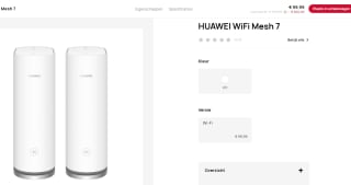 Huawei WiFi Mesh 7 mesh router (Wit, 2 stuks) voor €99,99 in de Huawei Store