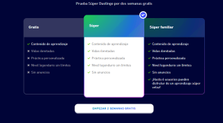 2 semanas gratis de suscripción de prueba
