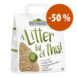 Arena vegetal aglomerante Greenwoods 8l por 4,29€