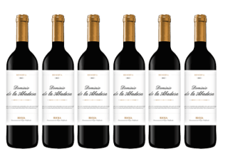 6 Botellas de Domino de la Abadesa Reserva 2017 por 35€