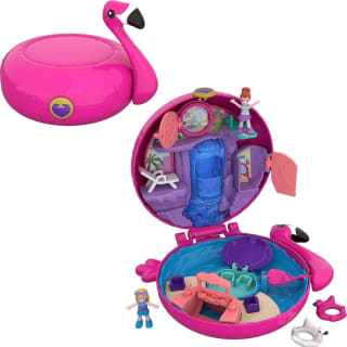 Polly Pocket Big Pocket World Opblaasbare Flamingo voor €9,99 bij Amazon.