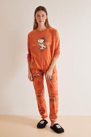 Pijama polar Snoopy para Mujer por 9.99€