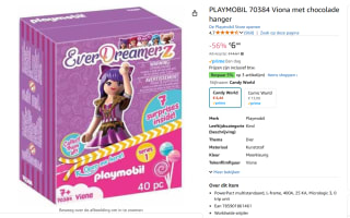 PLAYMOBIL 70384 Viona met chocolade hanger voor €6,44 bij Amazon