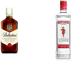 Ballantine's Finest Whisky Escocés de Mezcla 700ml + Beefeater London Dry Ginebra 700ml a solo 21,84€