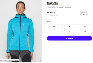 Forro Polar para Mujer Haglöfs FROST MID por 74€