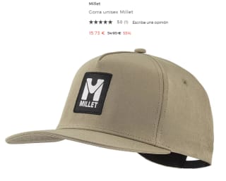 Gorra de Montaña Millet por 15.73€