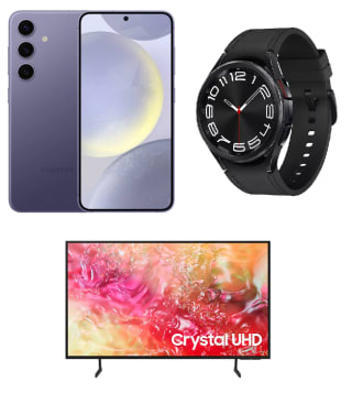 Samsung Galaxy S24+ más TV 50" y Galaxy Watch6 Classic 47mm por $20,653 en Samsung Store