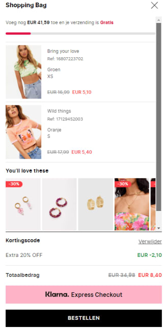 20% extra korting op alle sale bij Loavies