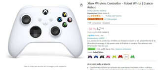 Mando Xbox Wireless Controller por 36,99€