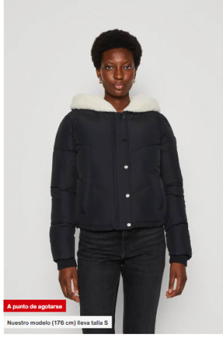 Chaqueta para Mujer Hollister Co. ULTIMATE COZY LINED HOODED PUFFER CHAIN por 41€