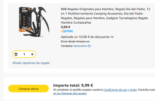 12 en 1 Multiherramienta Camping Accesorios por 9,99€