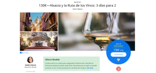 Escapada de 3 días Alsacia y la Ruta de los Vinos para dos desde 130€