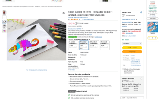 Set de 10 rotuladores dobles Faber-Castell 151110 por 2,39€