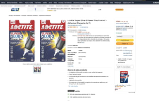 2 Paquetes Loctite Super Glue-3 Power Flex Control Adhesivo por solo 8,84€