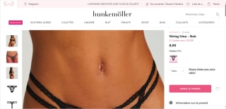 String Irina - Noir à 8,99€