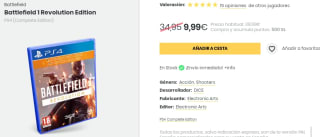 Battlefield 1 Revolution Edition - PS4 por 9.99€