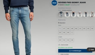 G-Star Revend skinny heren jeans voor €64,97 bij G-Star