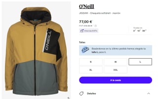 O'neill Chaqueta JIGSAW por 69,30€