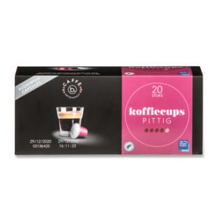 5x20 Blokker eigen merk koffie cups voor €10