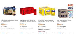 Amazon Compra 2 unidades, ahorra el 50 % en 1 productos alimentación