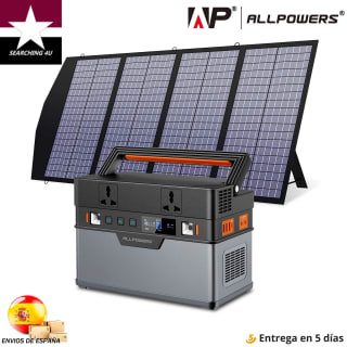 Estación portátil de energíA allpowers 606wh 164000mah a solo 509€