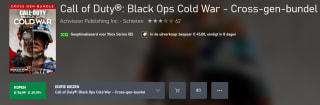 Call of Duty®: Black Ops Cold War - Cross-gen-bundel voor €29,99 in de Xbox store