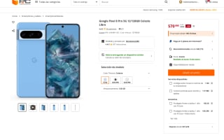 Móvil Google Pixel 8 Pro 5G 12GB 128GB por 569,99€