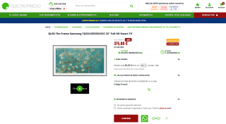 QLED The Frame Samsung TQ32LS03CBUXXC 32" Full HD Smart TV por 375€