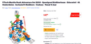 VTech Marble Rush Adventure Set S100 voor €13,99