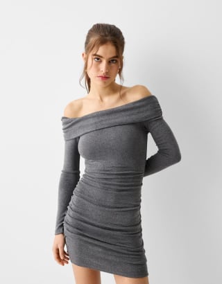 Bershka Vestido mujer manga larga por 7,99€