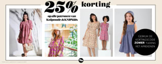 25% korting op alle patronen van Knipmode & KNIPkids