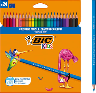 BIC Kids Lápices de Colores Tropicolors 24 Unidades por 1,90€