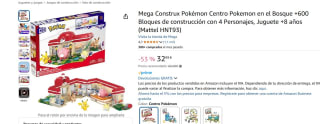 Mega Construx Pokémon Centro Pokemon en el Bosque por 32,99€