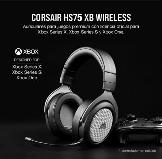 Auriculares Corsair HS75 XB Wireless por 69,99€