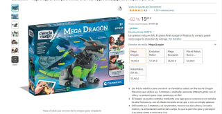 juego Mega Dragón, Robot de la marca Clementoni por 19,99€