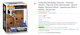 Funko Pop! and Buddy: Pinocho por 6,40€