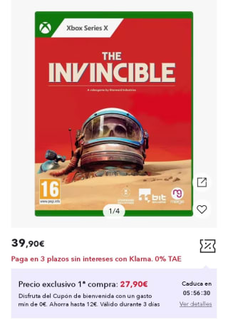 The Invincible Xbox Series X por 27,90€.