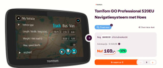 TomTom Go Professional 520 Europa voor €169 bij Ibood