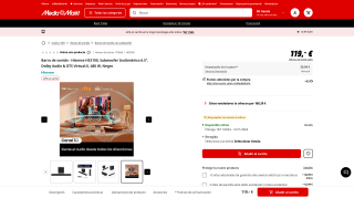 Barra de sonido Hisense HS3100 por 92,82€