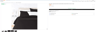 Juego ropa de cama con funda edredón de satén 200x200cm Amazon Basics por 7,99€