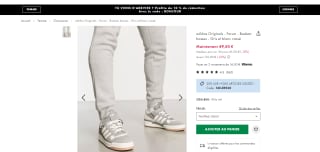 Chaussures Adidas Originals Forum Low - grises à 49,50€
