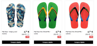 Rebajas hasta 80% Chanchas Havaianas por tan solo 3,99€