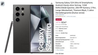 Samsung S24 Ultra 256 GB voor €854 bij Amazon