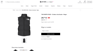 THE NORTH FACE Chaleco Acolchado por 29,99€