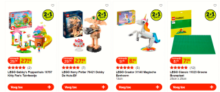 2+1 gratis op heel veel Lego sets bij Kruidvat